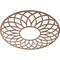 Ekena Millwork Cannes Wood Fretwork Pierced Ceiling Medallion, Walnut, 38"OD x 13"ID x 3/8"T CMWP38X38X0375CNWA - alternate 4